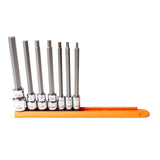 Mayhew Tools 16034 Metric Hex Insert Socket Bit Set, Chrome, 7Piece MediumLength