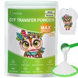 CenDale 1KG/35.2OZ White DTF Transfer Powder: Hot Melt Adhesive Digital DTF Transfer Powder for Sublimation, Ideal for All Fabri