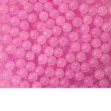 PAMIR TONG 400pcs 8mm Pink Round Glass Beads for Bracelet Pretty Smooth Loose Beads for Necklace-Earring-Jewelry Making-Home Dec