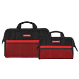 CRAFTSMAN CMST513518 13in & 18in Zippered Tool Bag Combo, Black
