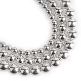 Song Xi Silver Hematite Beads 6mm for Jewelry Making Gemstone