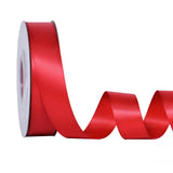 Ribest Red Double Faced Satin Ribbon, 7/8 Inch 25 Yard Ribbon for Crafts Gift Wrapping Bows Wedding Party Decoration Bouquet
