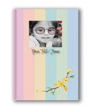 Brown Cloud Personalized Notebook/Diary (Ruled/Blank/Grid) With Personalised/Customized Photographs/Message/Quote For Personal/C