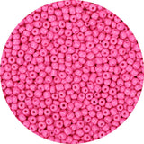 GAGANIU 2000pcs Light Pink Glass Seed Beads, Colorful Tiny 4mm Beads for Jewelry Making, Beading Supplies.