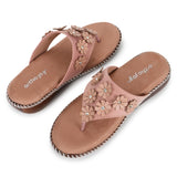 Ortho Joy Doctor Fancy Footwear For Women || Orthopedic Women'S Fancy Slipper/Sandal For Women,Pink,4,B0CS3C54F5