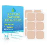YETAIM Recovery Patches for Women Men: 48-Pack Energy Boost Fast Recovery - Day Night Party Support - Apply on Arm Neck Wrist Ba