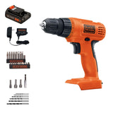 BLACK+DECKER 20V MAX POWERCONNECT Power Drill Cordless Drill Driver Electric Screwdriver with 30 Piece Bit Set and Drivers Kit, 