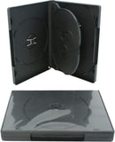 (1) Black Five Quantity DVD Empty Replacement Box with Wrap Around Sleeve #DV5R22BK (22mm) (5DVD)