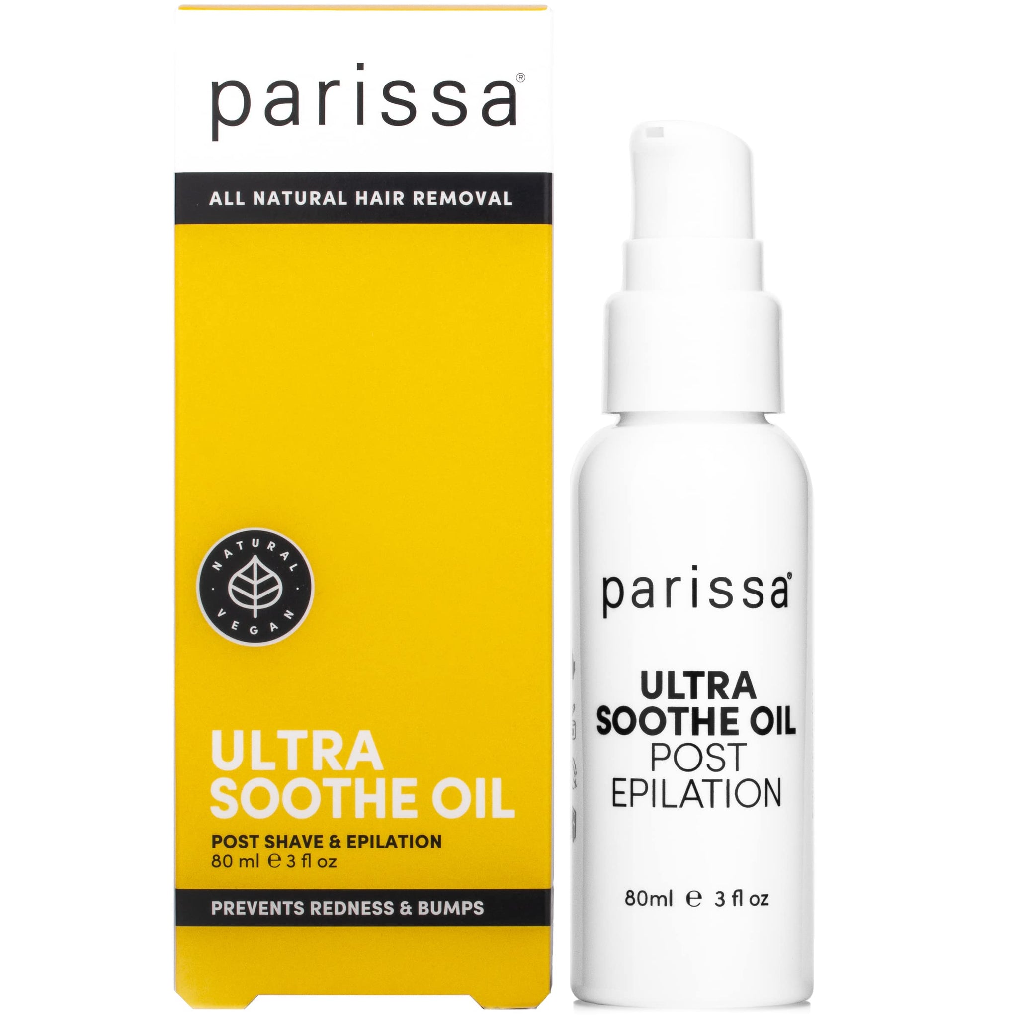 Parissa Ultra Soothe Oil, Calming Essential Oil for Inflamed Skin, Post-Shave & Epilation Treatment for Ingrown Hair & Razor Bum