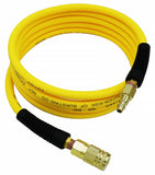 YOTOO Hybrid Lead-In Air Hose 1/4-Inch by 10-Feet 300 PSI Heavy Duty, Lightweight, Kink Resistant, All-Weather Flexibility with 