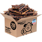 ValueBull USA Collagen Sticks for Small Dogs, 6 Inch Extra Thin Chews, Natural Dog Treats, 200 Count Bulk Pack - Promotes Joint,