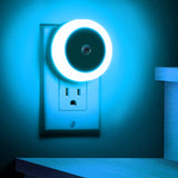 Azure Blue Night Light, Night Lights Plug into Wall [2Pack], Nightlight with Light Sensors, LED Night Light for Kids Room, Baby,