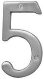 Hy-Ko BR-43SN/5 Decorative Metal Number 5, 4-Inches