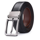 Veteran Reversible Pu Leather Belt, Formal Black/Brown Tow In One Belt(Reversible Men BeltVtin0126) (36, Synthetic Leather)