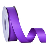 Ribest Purple Double Faced Satin Ribbon, 7/8 Inch 25 Yard Continuous Ribbon for Crafts Gift Wrapping Hair Bows Wedding Party Dec