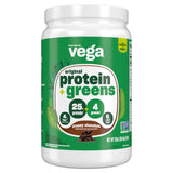 Vega Protein and Greens Protein Powder, Chocolate - 20g Plant Based Protein Plus Veggies, Vegan, Non GMO, Pea Protein for Women 