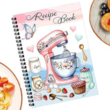 Carthome Recipe Journal, Cooking Notebook For Kitchen Use, Recipe Book For Meal Planning, Diary With Organized Sections For Your