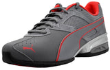 PUMA Men's Tazon 6 FM Shoes, Quiet Shade/High Risk Red, 8.5 M