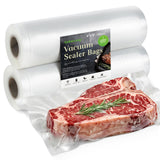 Vacuum Sealer Bags for Food - Seal a Meal Bags Rolls - 8inx20 Rolls 2 Pack - XinBaoLong Commercial Grade Heavy Duty BPA Free Gre