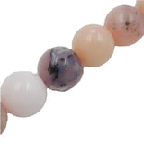 Malahill Gemstone Beads for Jewelry Making, Sold per Bag 5 Strands Inside, Pink Opal 6mm
