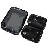 ZUCA Utility Pouch Combo Set 1 Large & 2 Mini Utility Makeup Pouch Durable, Spacious Cosmetic Storage Solution for Travel & 