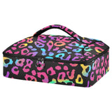 SyXIOP Insulated Casserole Carrier Bag Neon Colorful Leopard Print