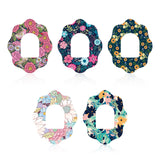 25pcs Adhesive Patches Compatible with Omnipod 5, Floral CGM Overpatches Overlay Waterproof & Sweatproof Sensor Covers Sticker f