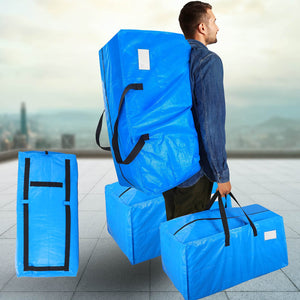 AlexHome Moving Bags Heavy Duty,Extra Large Packing Bags for Moving,Reusable Plastic Moving Totes,Clothes Storage Containers,Mov