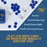 Lcr  Left Center RightDice Game - Blue Tin