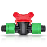(10Pack) Drip Irrigation Tubing 1/2 Universal Shut Off Valve Perma Connector Barbed Locking Fitting Fits All Brands 1617m