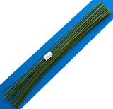 22 Gauge Green Cotton Covered Floral Wire 40 feet per Bundle (12.2m) in 12 inch (30.5cm) Lengths