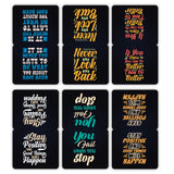 woopme Set of 6 Magnetic Never Look Back Bookmark for Book Lovers Readers Students Gift Magnetic Page Clips Folding