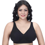 Trylo Comfortfit Bra Combo-38-Black-D-Cup - Pack Of-2,BLACK,38,B0F139XXV9