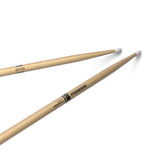 Promark Rebound 5A Hickory Drumsticks, Oval Nylon Tip, One Pair