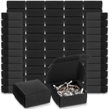 200 Pcs Small Kraft Paper Gift Boxes Bulk 2.16 x 2.16 x 0.98 Ornaments Cardboard Boxes with Lid for Favor Earring Jewelry 