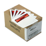 Quality Park 46896 Top Print Self Adhesive Packing List Envelope, 5 1/2 x 4 1/2, 1000/Carton