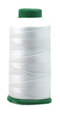 Mandala Crafts Bonded Nylon Thread White Heavy Duty Sewing Threads - 1500 YDs Size 69 210D T70 Tex 70 Thread for Leather Jeans W