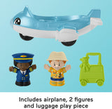 Fisher-Price Little People Toddler Toys Everyday Adventures Airport Playset With Airplane For Preschool Pretend Play Ages 1+ Yea