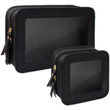 Clear Makeup Bag Set for Women Portable Clear Makeup Bag Cute Waterproof Travel Cosmetic Bag Travel Essentials Car Accessories f