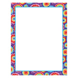 Barker Creek Designer Computer Paper, Tie-Dye, 8.5x 11  , Decorative Printer Paper, Stationery, 50 Sheets per Pkg, Home, Sc