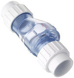 Zoeller 300041 50 psi PVC 2Port Check Valve, 11/2 White