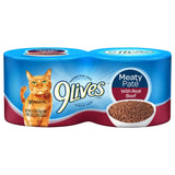 9Lives Meaty Pat  With Real Beef Wet Cat Food, 5.5 Ounce Can (Pack of 24)