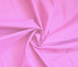 Plain Solid Cotton Lawn 3-Yards 44 inches Wide Cut Fabric Solid Dyed Material DIY Craft (108 x 44 inches, Baby-Pink 3y)