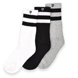 Footprints Kids Unisex Organic Cotton & Bamboo Sports Socks | Multicolor | Pack Of 3 (912 Years)