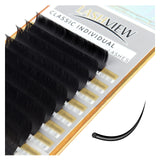 LASHVIEW Eyelash Extensions,Individual Lashes,0.15 Thickness C Curl 13mm, Premium Single &Classic Lashes,Natural Semi Permanent 
