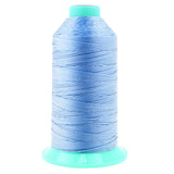 Mandala Crafts Size 277 840D T270 Bonded Nylon Thread - Light Blue 800 YDs Tex 270 Heavy Duty Sewing Threads for Leather, Jeans,