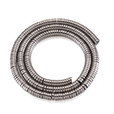 Cheriswelry 390pcs/strand 4x1mm Flat Round Metal Heishi Beads Spacer Silver Plated Non-Magnetic Synthetic Hematite Flat Disc Coi