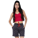 Trylo Cotton Fabric Relaxed Fit Printed Shorts-8048-Xl,Printed,,B0D8KKFTNL