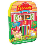 BRIJBASI Hello Friend Barnyard Creative Art Kit : A Coloring Kit Set For Kids, 1 Colouring Book with 16 Pages, 8 Pencil Colour 1