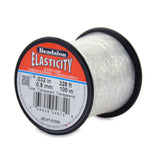 Beadalon Elasticity Stretch Cord Clear & Strong 0.8mm Size, 100m Roll Ideal Jewelry Making Supplies, Perfect Elastic String 